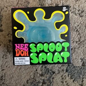 NEW NeeDoh Sploot Splat Blue Stress Toy